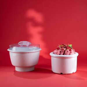 Ankarsrum, frysebolle iskremmaskin til kjøkkenmaskin